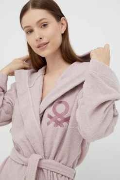 Γυναικεία Μπουρνούζια Βαμβακερό μπουρνούζι United Colors Of Benetton ροζ -United Colors of Benetton Κατάστημα unnamed file 1867