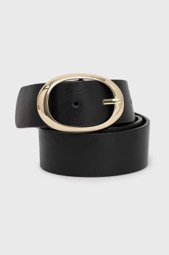 Γυναικεία Ζώνες Δερμάτινη ζώνη United Colors Of Benetton μαύρο