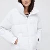 Γυναικεία Κοντά μπουφάν Μπουφάν με επένδυση από πούπουλα United Colors Of Benetton άσπρο,