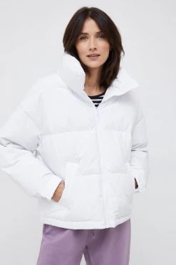 Γυναικεία Κοντά μπουφάν Μπουφάν με επένδυση από πούπουλα United Colors Of Benetton άσπρο,