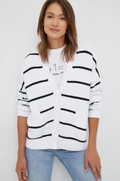 Γυναικεία Με φερμουάρ Πλεκτή ζακέτα United Colors Of Benetton άσπρο -United Colors of Benetton Κατάστημα unnamed file 1914