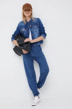 Γυναικεία Κοντά μπουφάν Τζιν μπουφάν United Colors Of Benetton μπλε