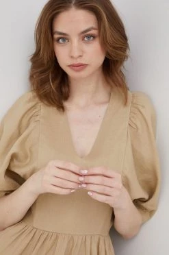 Γυναικεία Φορέματα Λινό φόρεμα United Colors Of Benetton μπεζ, -United Colors of Benetton Κατάστημα unnamed file 2043