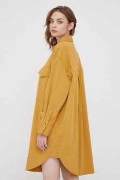 Γυναικεία Φορέματα Φόρεμα United Colors Of Benetton κίτρινο, -United Colors of Benetton Κατάστημα unnamed file 2057