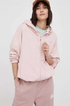 Γυναικεία Με φερμουάρ Μπλούζα United Colors Of Benetton ροζ,