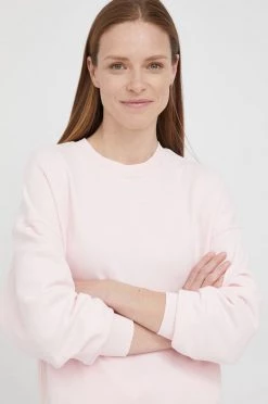 Γυναικεία Χωρίς φερμουάρ Βαμβακερή μπλούζα United Colors Of Benetton χρώμα: ροζ, -United Colors of Benetton Κατάστημα unnamed file 2072