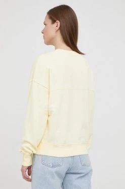 Γυναικεία Χωρίς φερμουάρ Βαμβακερή μπλούζα United Colors Of Benetton χρώμα: κίτρινο, -United Colors of Benetton Κατάστημα unnamed file 2078