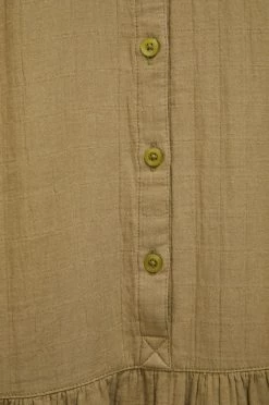 Γυναικεία Φορέματα United Colors Of Benetton - Βαμβακερό φόρεμα καφέ πράσινο -United Colors of Benetton Κατάστημα unnamed file 2089