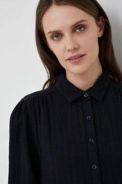 Γυναικεία Φορέματα United Colors Of Benetton - Βαμβακερό φόρεμα μαύρο -United Colors of Benetton Κατάστημα unnamed file 2098