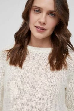 Γυναικεία Χωρίς φερμουάρ United Colors Of Benetton - Πουλόβερ με προσθήκη μαλλιού κρεμ -United Colors of Benetton Κατάστημα unnamed file 2108