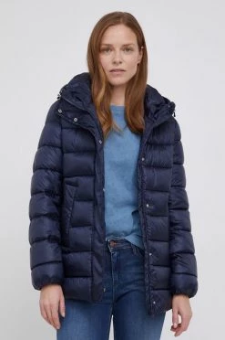 Γυναικεία Μακριά μπουφάν Μπουφάν United Colors Of Benetton χρώμα: ναυτικό μπλε