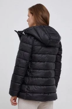 Γυναικεία Μακριά μπουφάν Μπουφάν United Colors Of Benetton χρώμα: μαύρο -United Colors of Benetton Κατάστημα unnamed file 2123