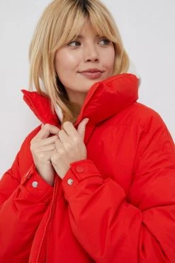 Γυναικεία Κοντά μπουφάν Μπουφάν με επένδυση από πούπουλα United Colors Of Benetton κόκκινο, -United Colors of Benetton Κατάστημα unnamed file 217