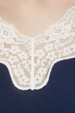 Γυναικεία Πιτζάμα Πουκάμισο μακρυμάνικο πιτζάμας United Colors Of Benetton ναυτικό μπλε -United Colors of Benetton Κατάστημα unnamed file 2173