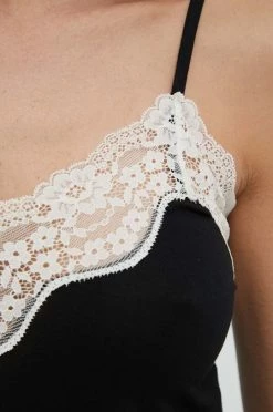 Γυναικεία Πιτζάμα Νυχτερινή μπλούζα United Colors Of Benetton χρώμα: μαύρο -United Colors of Benetton Κατάστημα unnamed file 2208