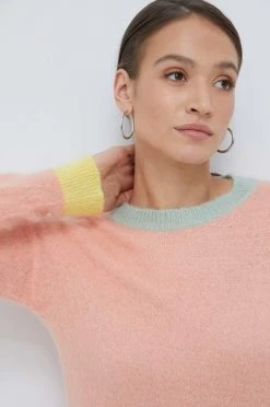 Γυναικεία Χωρίς φερμουάρ Πουλόβερ με προσθήκη μαλλιού United Colors Of Benetton χρώμα: πορτοκαλί, -United Colors of Benetton Κατάστημα unnamed file 2212