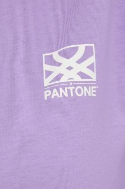 Γυναικεία Κοντομάνικο Βαμβακερό μπλουζάκι United Colors Of Benetton μοβ -United Colors of Benetton Κατάστημα unnamed file 2228