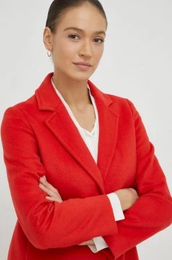 Γυναικεία Παλτά Μάλλινο παλτό United Colors Of Benetton κόκκινο, -United Colors of Benetton Κατάστημα unnamed file 2232