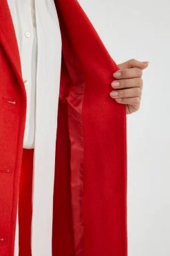 Γυναικεία Παλτά Μάλλινο παλτό United Colors Of Benetton κόκκινο, -United Colors of Benetton Κατάστημα unnamed file 2234