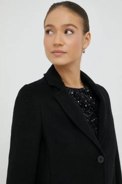 Γυναικεία Παλτά Μάλλινο παλτό United Colors Of Benetton μαύρο, -United Colors of Benetton Κατάστημα unnamed file 2238