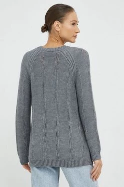 Γυναικεία Χωρίς φερμουάρ Μάλλινο πουλόβερ United Colors Of Benetton χρώμα: γκρι, -United Colors of Benetton Κατάστημα unnamed file 2243