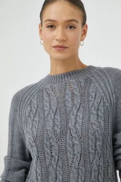 Γυναικεία Χωρίς φερμουάρ Μάλλινο πουλόβερ United Colors Of Benetton χρώμα: γκρι, -United Colors of Benetton Κατάστημα unnamed file 2244