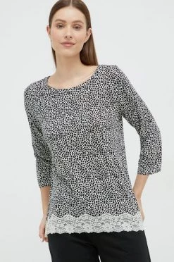 Γυναικεία Πιτζάμα Μπλούζα πιτζάμας United Colors Of Benetton μαύρο