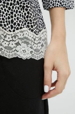 Γυναικεία Πιτζάμα Μπλούζα πιτζάμας United Colors Of Benetton μαύρο -United Colors of Benetton Κατάστημα unnamed file 2273