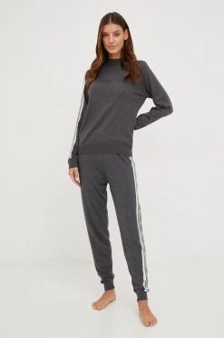 Γυναικεία Πιτζάμα Μπλούζα πιτζάμας United Colors Of Benetton χρώμα: γκρι -United Colors of Benetton Κατάστημα unnamed file 2284