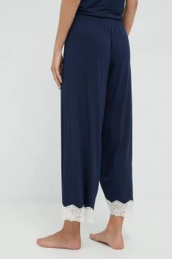 Γυναικεία Πιτζάμα Παντελόνι πιτζάμας United Colors Of Benetton ναυτικό μπλε -United Colors of Benetton Κατάστημα unnamed file 2296