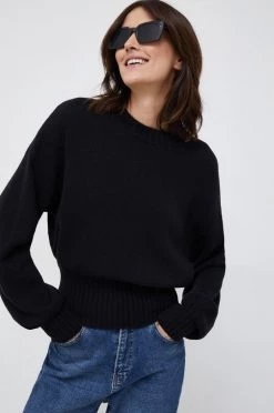 Γυναικεία Χωρίς φερμουάρ Μάλλινο πουλόβερ United Colors Of Benetton χρώμα: μαύρο,