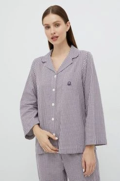 Γυναικεία Πιτζάμα Βαμβακερές πιτζάμες United Colors Of Benetton μοβ -United Colors of Benetton Κατάστημα unnamed file 2338