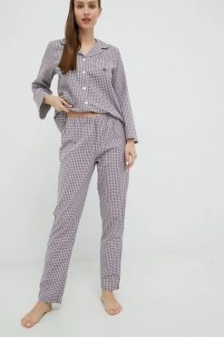 Γυναικεία Πιτζάμα Βαμβακερές πιτζάμες United Colors Of Benetton μοβ -United Colors of Benetton Κατάστημα unnamed file 2339