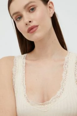 Γυναικεία Πιτζάμα Top πιτζάμας United Colors Of Benetton μπεζ -United Colors of Benetton Κατάστημα unnamed file 2346