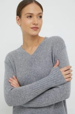 Γυναικεία Χωρίς φερμουάρ Μάλλινο πουλόβερ United Colors Of Benetton χρώμα: γκρι, -United Colors of Benetton Κατάστημα unnamed file 2350