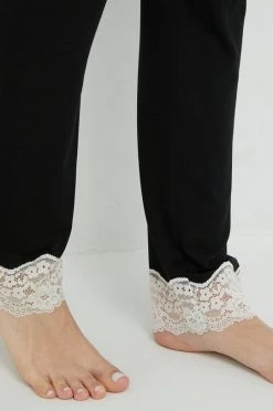 Γυναικεία Πιτζάμα Παντελόνι πιτζάμας United Colors Of Benetton μαύρο -United Colors of Benetton Κατάστημα unnamed file 2369