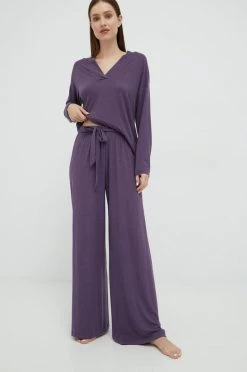 Γυναικεία Πιτζάμα Παντελόνι πιτζάμας United Colors Of Benetton μοβ -United Colors of Benetton Κατάστημα unnamed file 2373
