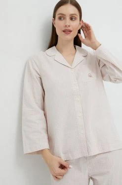 Γυναικεία Πιτζάμα Βαμβακερές πιτζάμες United Colors Of Benetton ροζ -United Colors of Benetton Κατάστημα unnamed file 2389