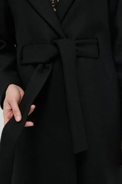 Γυναικεία Παλτά Μάλλινο παλτό United Colors Of Benetton μαύρο, -United Colors of Benetton Κατάστημα unnamed file 2406