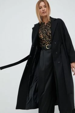 Γυναικεία Παλτά Μάλλινο παλτό United Colors Of Benetton μαύρο, -United Colors of Benetton Κατάστημα unnamed file 2407