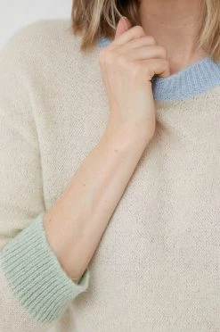 Γυναικεία Χωρίς φερμουάρ Πουλόβερ με προσθήκη μαλλιού United Colors Of Benetton χρώμα: γκρι, -United Colors of Benetton Κατάστημα unnamed file 2433