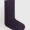 Γυναικεία Κάλτσες με μείγμα κασμίρι United Colors Of Benetton μοβ