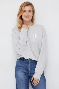 Γυναικεία Χωρίς φερμουάρ Μπλούζα United Colors Of Benetton γκρι,