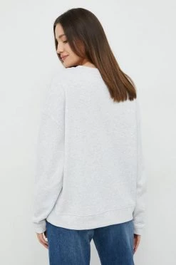 Γυναικεία Χωρίς φερμουάρ Βαμβακερή μπλούζα United Colors Of Benetton χρώμα: γκρι, -United Colors of Benetton Κατάστημα unnamed file 273