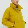 Γυναικεία Κοντά μπουφάν Μπουφάν με επένδυση από πούπουλα United Colors Of Benetton κίτρινο,