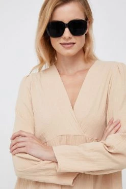 Γυναικεία Φορέματα Βαμβακερό φόρεμα United Colors Of Benetton μπεζ, -United Colors of Benetton Κατάστημα unnamed file 311