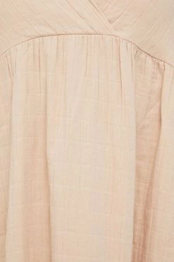 Γυναικεία Φορέματα Βαμβακερό φόρεμα United Colors Of Benetton μπεζ, -United Colors of Benetton Κατάστημα unnamed file 312