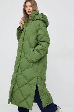 Γυναικεία Μακριά μπουφάν Μπουφάν με επένδυση από πούπουλα United Colors Of Benetton πράσινο, -United Colors of Benetton Κατάστημα unnamed file 34