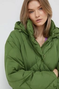 Γυναικεία Μακριά μπουφάν Μπουφάν με επένδυση από πούπουλα United Colors Of Benetton πράσινο, -United Colors of Benetton Κατάστημα unnamed file 35