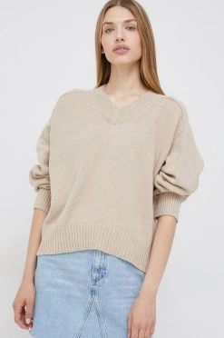 Γυναικεία Χωρίς φερμουάρ Πουλόβερ United Colors Of Benetton μπεζ, -United Colors of Benetton Κατάστημα unnamed file 360
